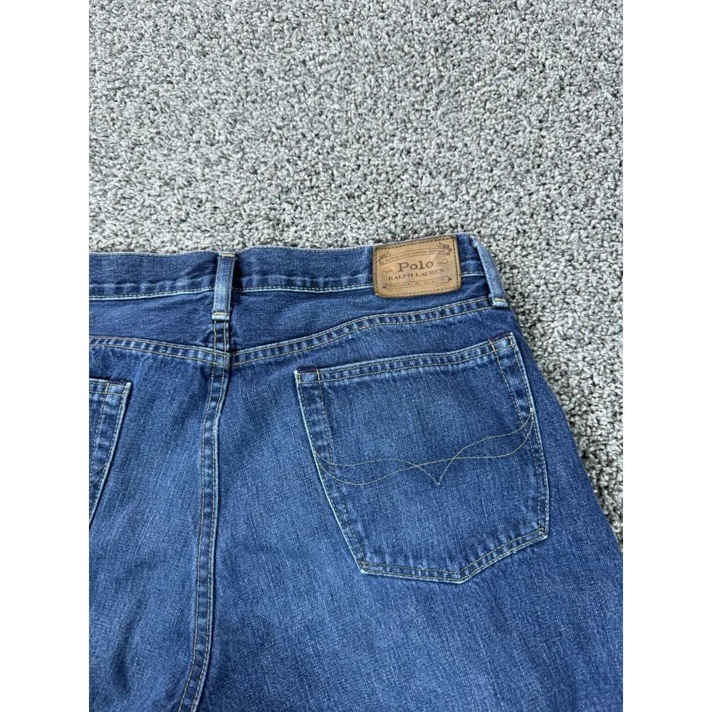 Polo Ralph Lauren Hampton Relaxed Straight Jeans Men's Size 33X30 Blue